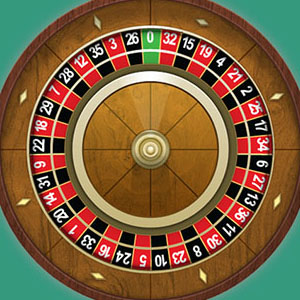 La roue de la roulette française