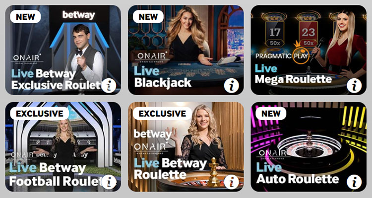 Permainan kasino seluler langsung di ponsel pintar