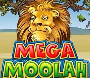 Le logo du jeu Mega Moolah