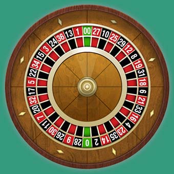 La roue de la roulette Américaine