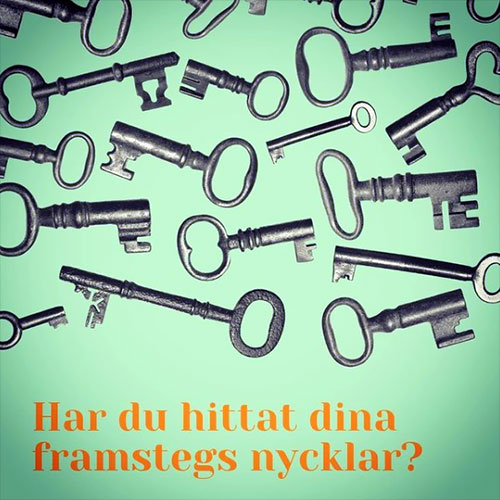 Har du hittat dina framstegsnycklar? Ett klick på bilden leder till ett inlägg av Susanne Sabith på Instagram.