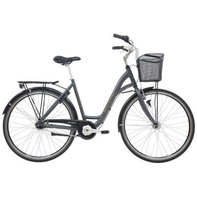 Raleigh Shopping Alu er en højtudstyret og komfortabel shoppingcykel med lav indstigning. Cyklen er perfekt til dig, der bruger din cykel som det primære transportmiddel. Raleigh Shopping Alu er en rigtig helårs-cykel med en klar, flot og grafisk profil.