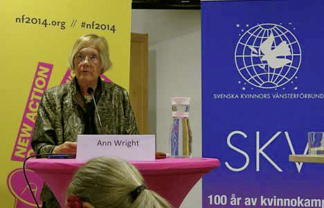 Ann Wright på Nordiskt Forum i Malmö