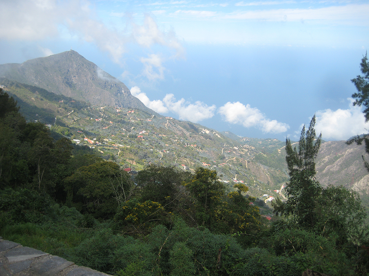 Uppe i bergen ovanför Caracas