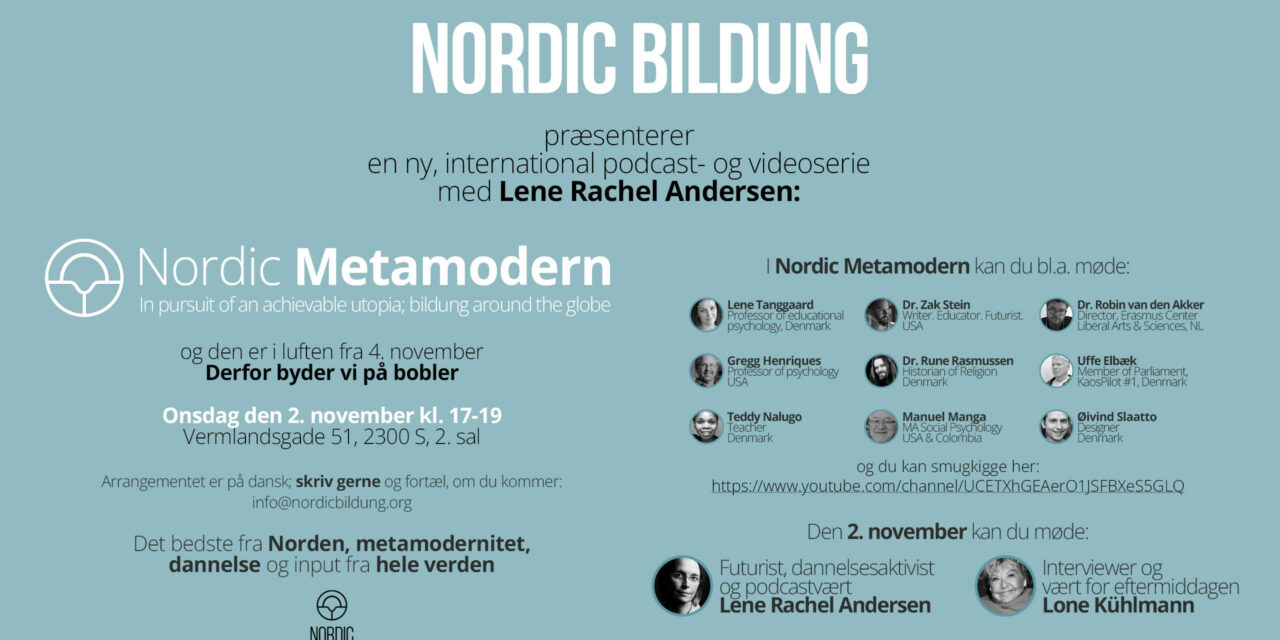 Podcast lancering “Nordic Metamodern” onsdag den 2. november 2022
