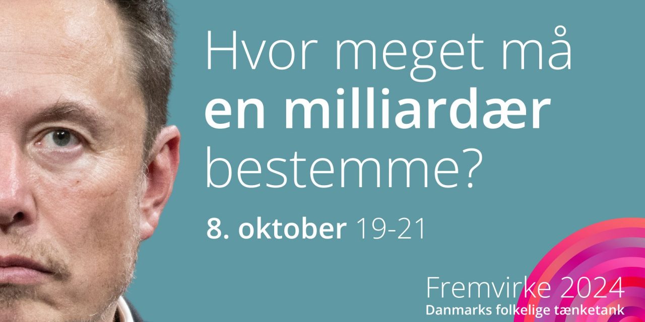 Hvor meget må en milliardær bestemme? — 8. oktober