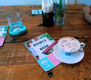 starting the day with a coffee