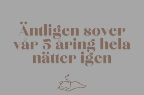 sömn 5 åring
