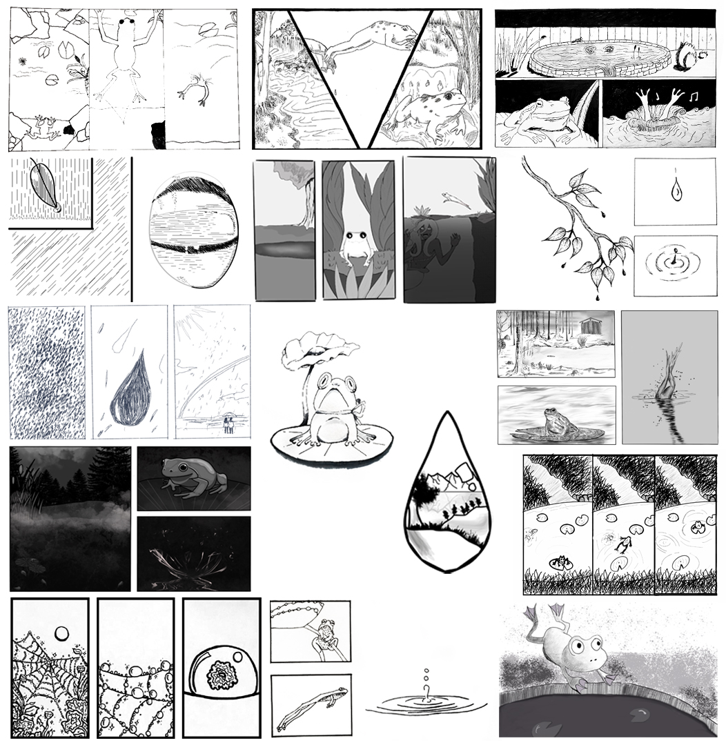 opublicerade illustrationer till 'Haikumagasinet #3'