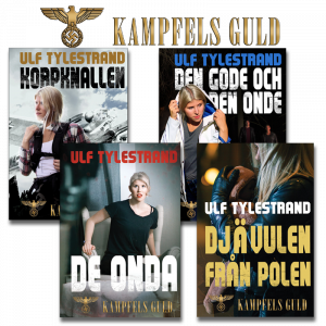 Bokomslagen till serien 'Kampfels Guld' av Ulf Tylestrand