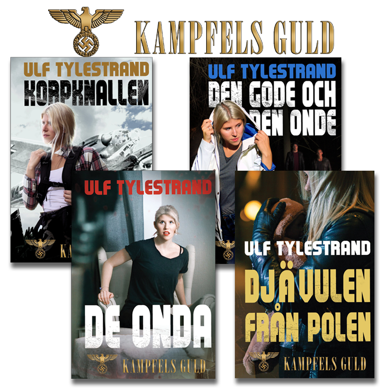 Bokomslagen till serien 'Kampfels Guld' av Ulf Tylestrand
