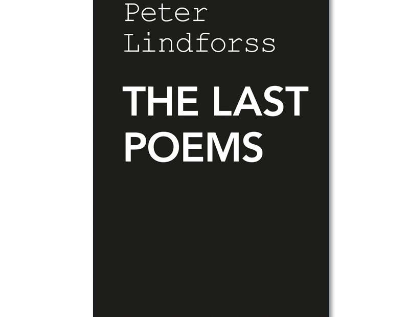 Omslaget till 'The last poems' av Peter Lindforss