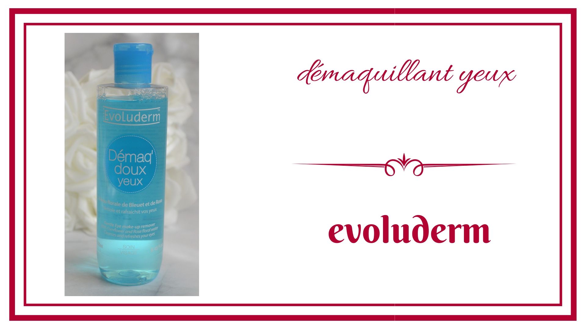 démaquillant yeux evoluderm