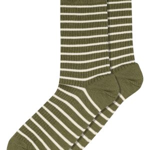 MP Lydia Strømper Oliven Strib