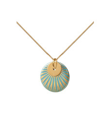 Scherning Splash Halskæde Aqua Marine