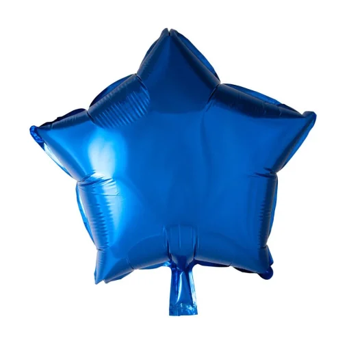 Stjerne Folieballon-Blå