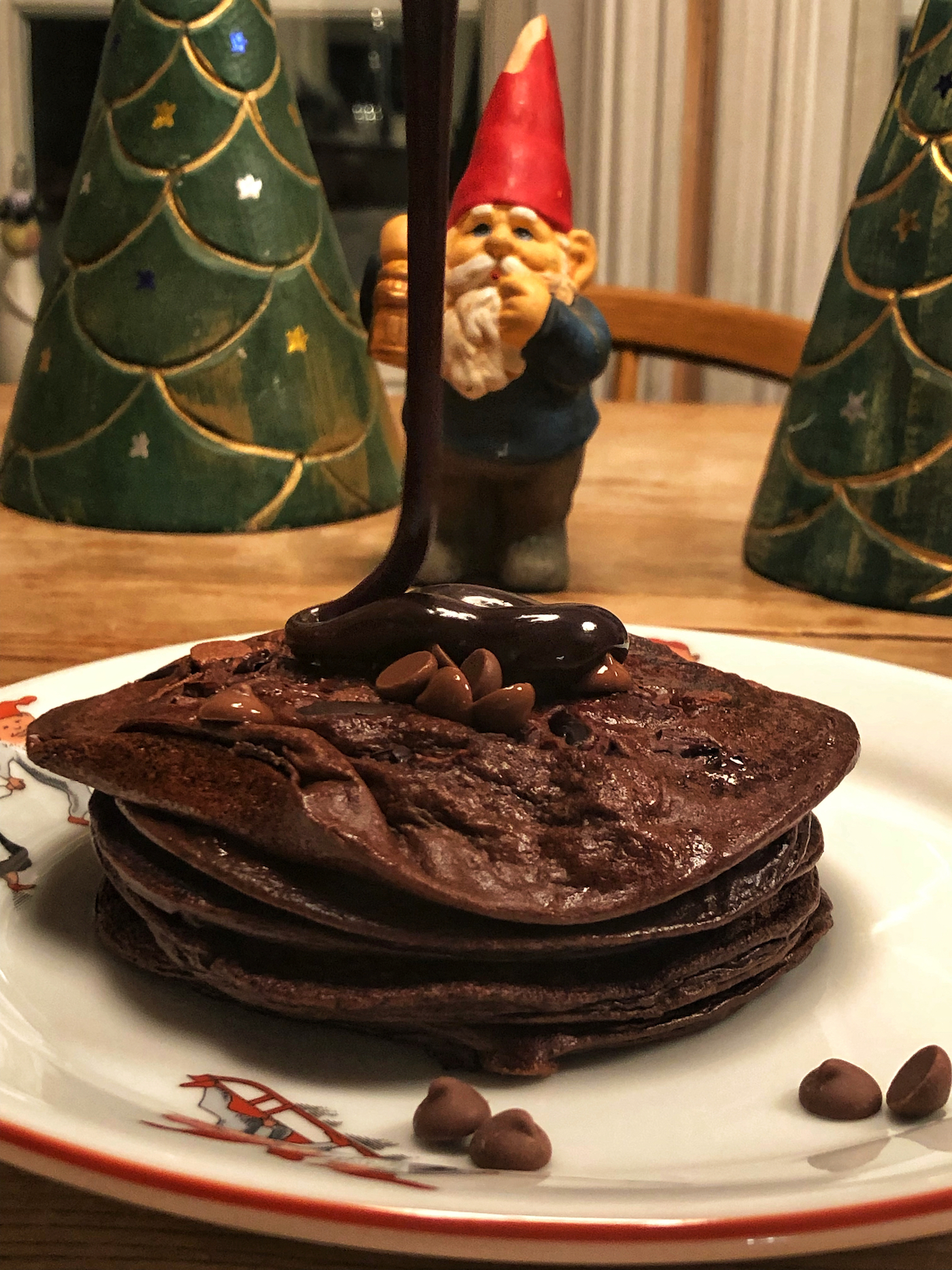 Chocolate pancakes