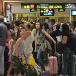 Malagan lentokenttä ruuhka