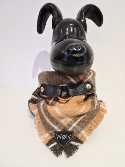 bandana hond Winston geel wolv