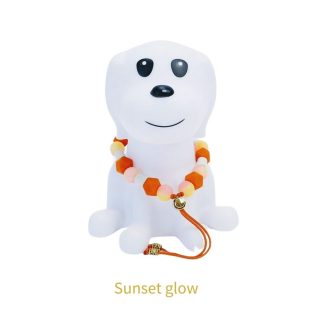 anti tekenband sunset glow hond oranje z