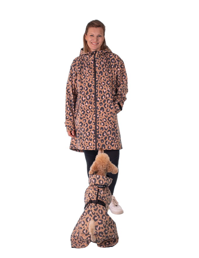 Luipaard regenjas discount