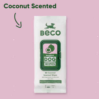 beco dog wipes coconut 2