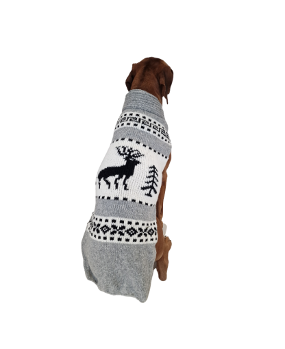 grey deer dog sweater rhodesian ridgeback teckel