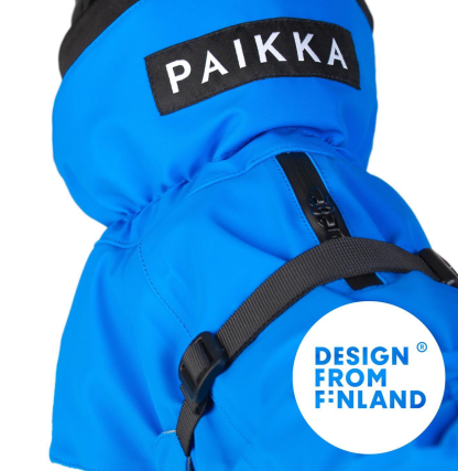 paikka winter jacket blauw indigo hond finland