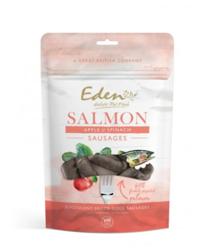 eden petfood salmon sausage trainingsworst