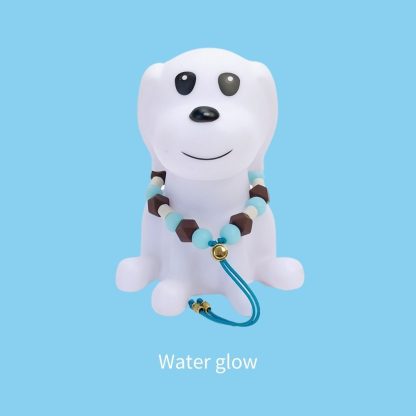 anti tekenband water glow hond blauw