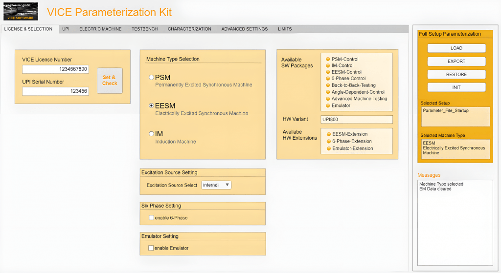 Products & Services 2 parameterization out