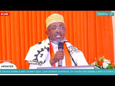 Suldaan Salmaan Oo Khudbad Taariikhiya U Jeediyey Jaaliyada Somaliland ee Dalk Tanzania Xuska Maalinta Qaran 18 May.