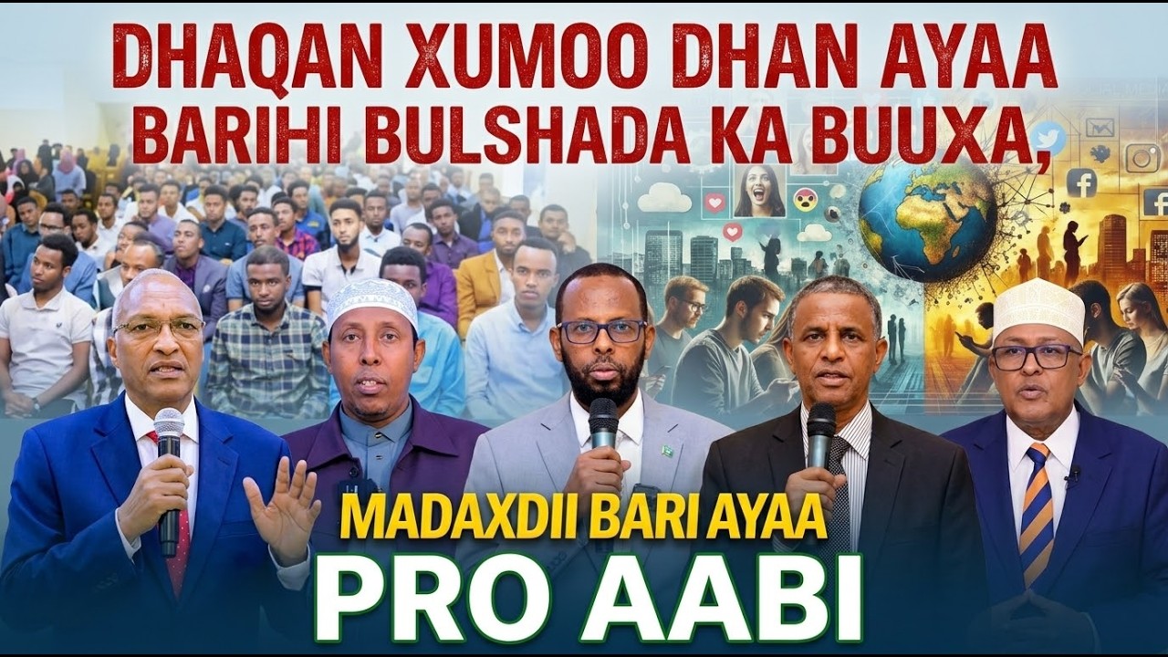 Deg-deg:- Dhaqan Xumoo Dhan Ayaa Barihii Bulshada Ka Buuxa,madaxdii Bari Ayaa”Pro Aabi
