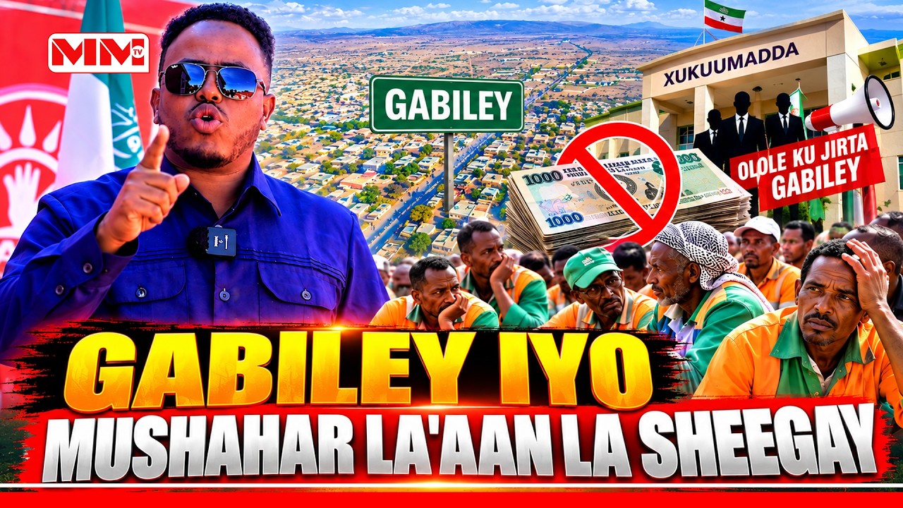 Deg-deg: “La aqbali maayo in shaqaalihii degmada Gabiley mushahar la’yihiin, xukuumadiina…”Xisbiga KAAH