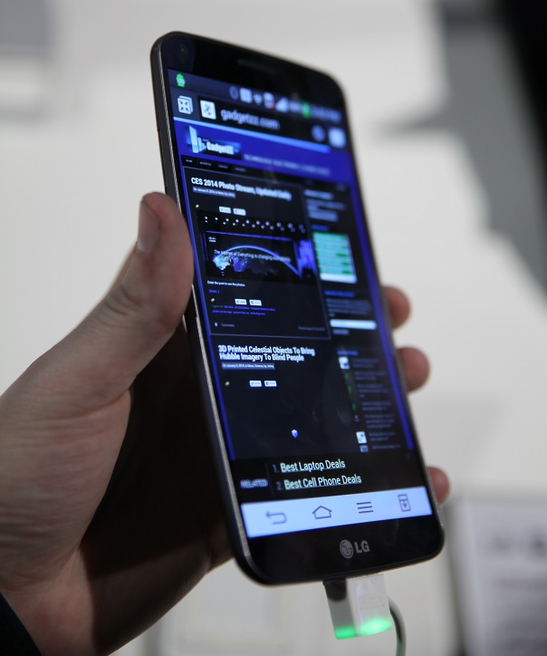 LG curved android phone