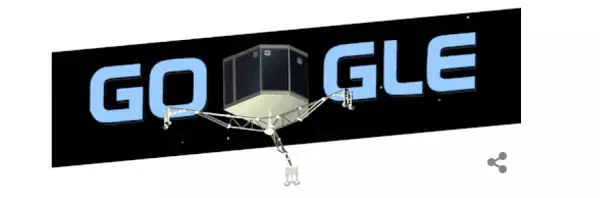 philae lander google doodle