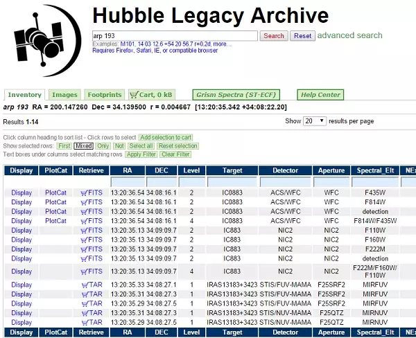 hubble archive how to