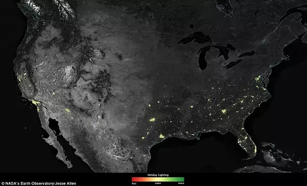 christmas satelite space