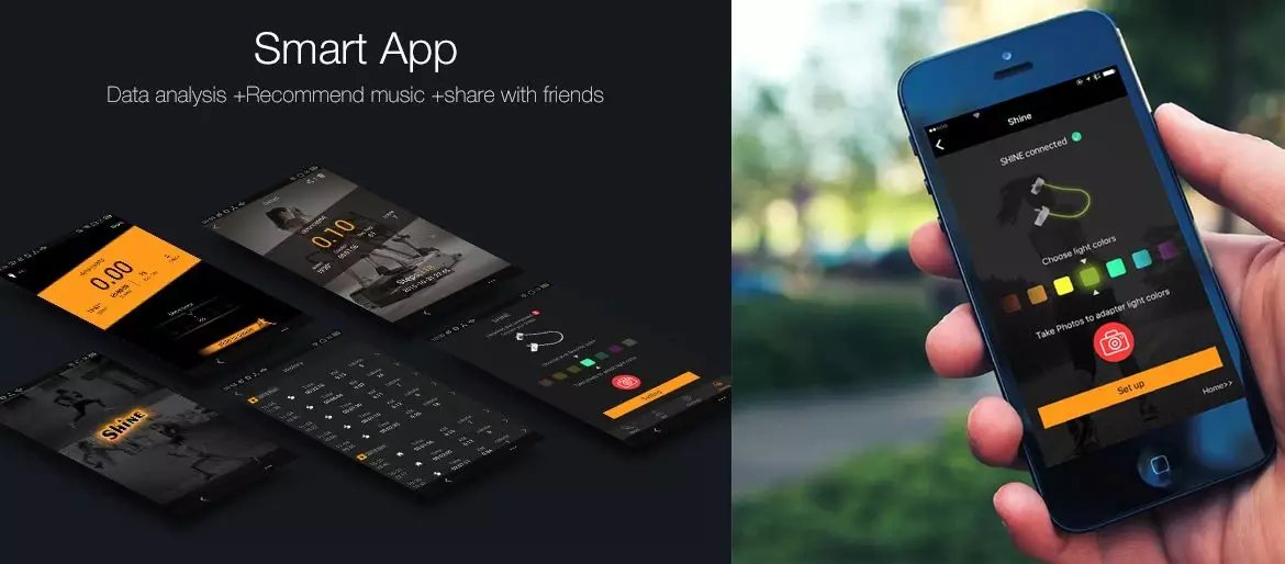 shine earbuds smart app