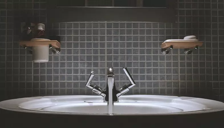 Bathroom sink water filter