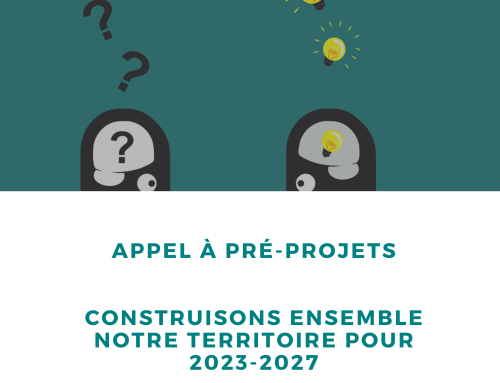 Préparation dossier de candidature du GAL pour la programmation 2023-2027 : Appel à pré-projets