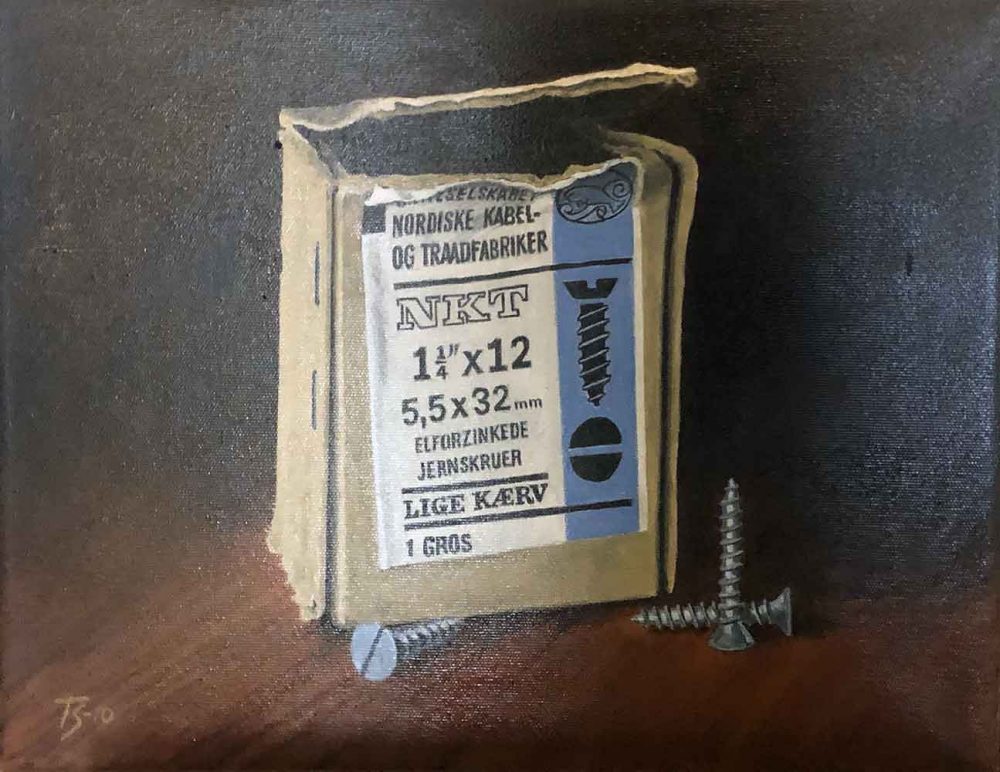 Sandengen no. 33 Loose screws - acrylic/oil 40x30 DKK 3.500 - SOLD!