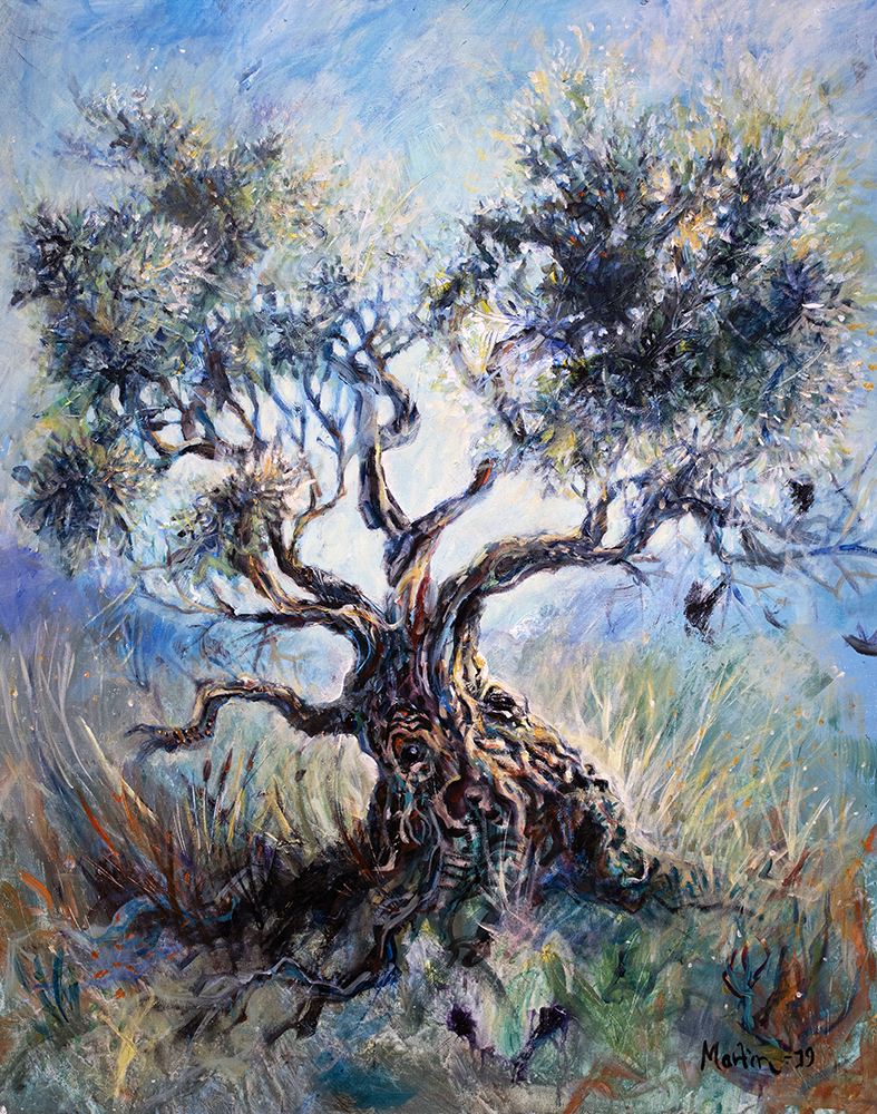 Martin Spang Olsen: #10_Talking Tree II_100x80_acrylic on canvas_DKK16.000