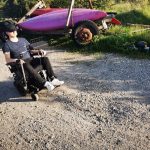 GazeDriver, eyesteering for wheelchairs. Driving out in nature