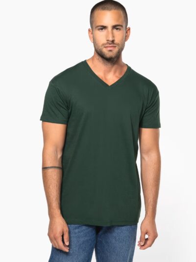 <span style="font-size: 0.65em;">T-shirt</span> <span style="color:#f85b5a;"><span style="font-weight: 200;">Kariban </span></span> K3028 V-Neck – Image 1