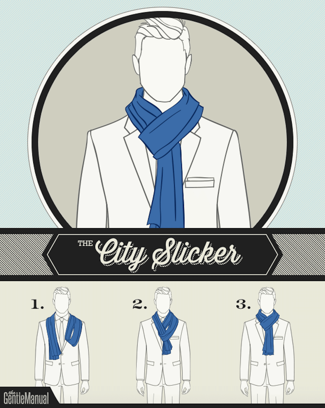 6 sätt att bära halsduk - Gentlemannaguiden