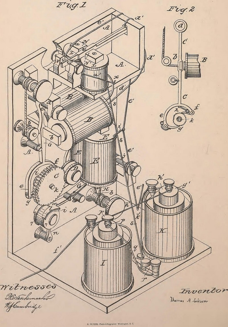 edison patent 1969