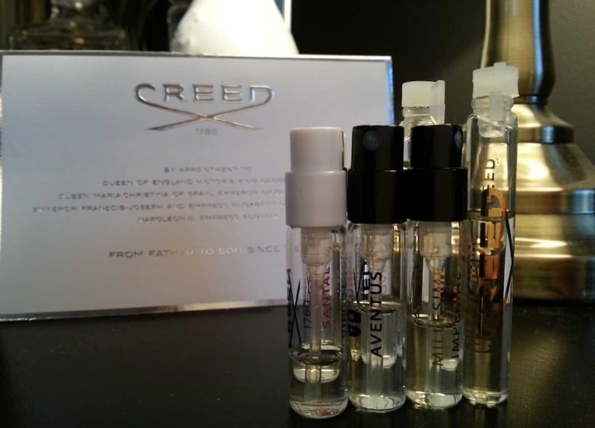 creed parfym test