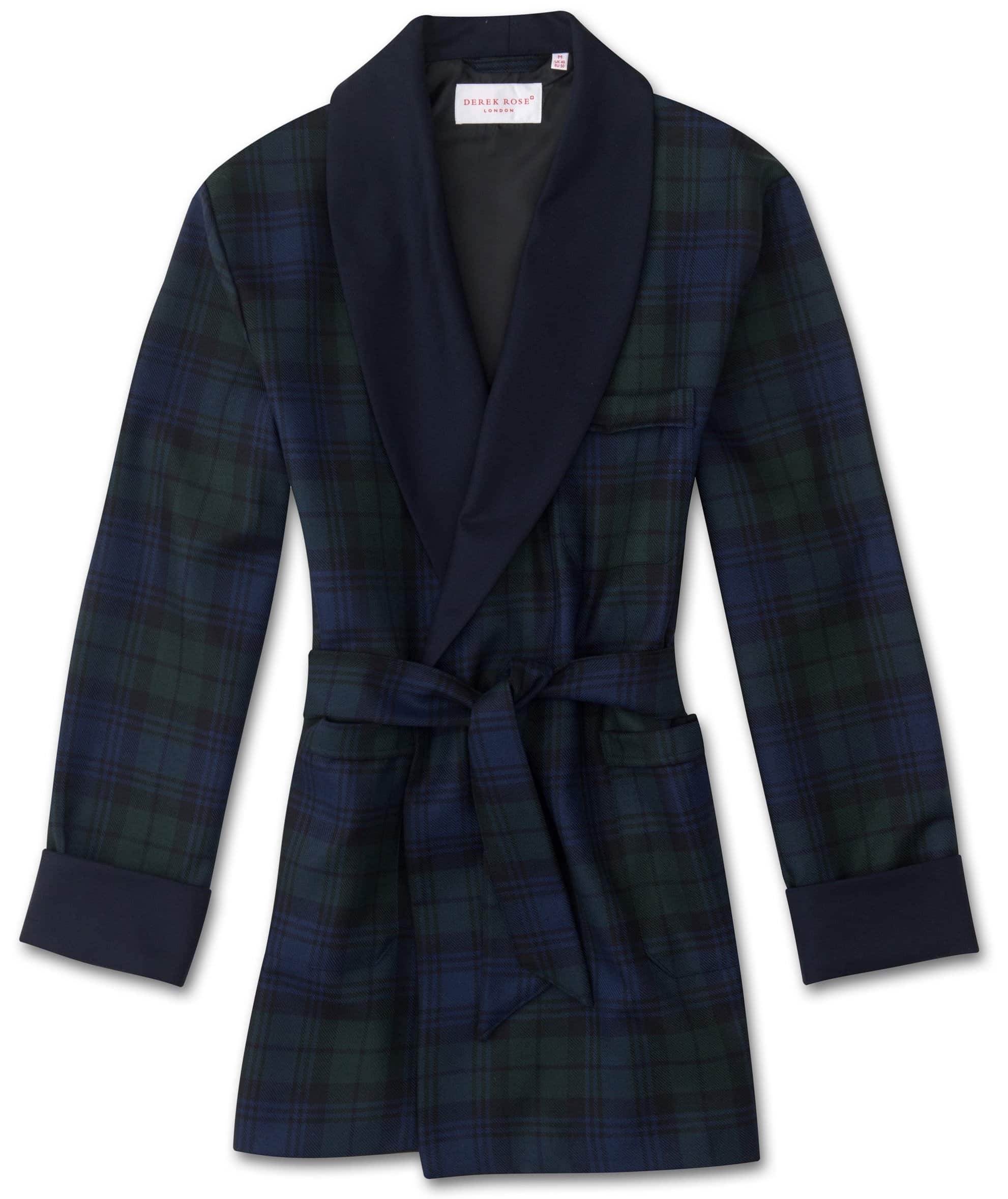 smoking jacket scottish pattern