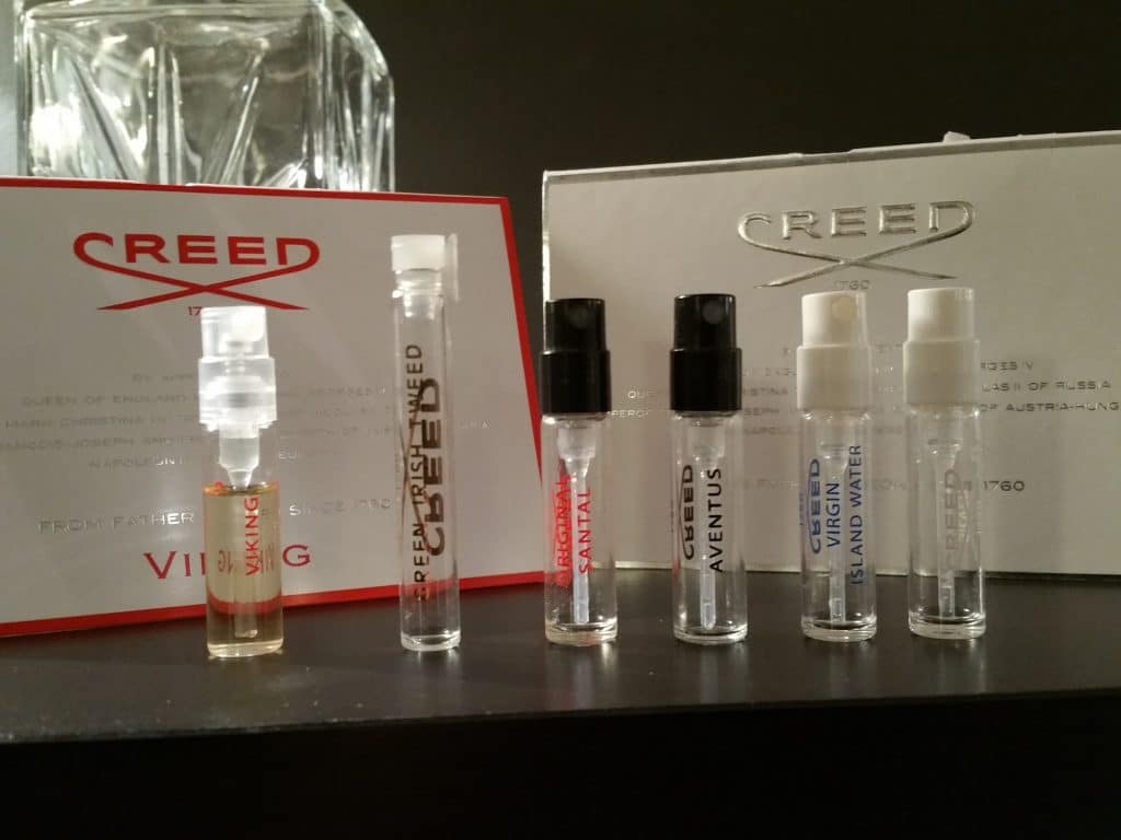 Creed samples testers produktprover